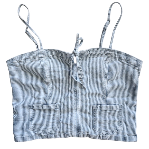 American Eagle Striped Crop Top - Picture 4 of 6